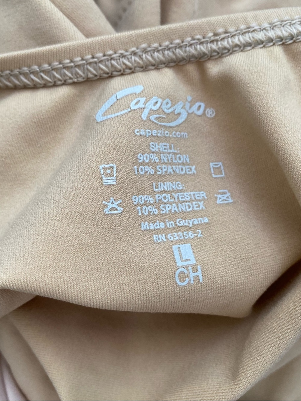Capezio Nude Long Sleeve Base Leotard - Dance Classwear - Picture 3 of 3
